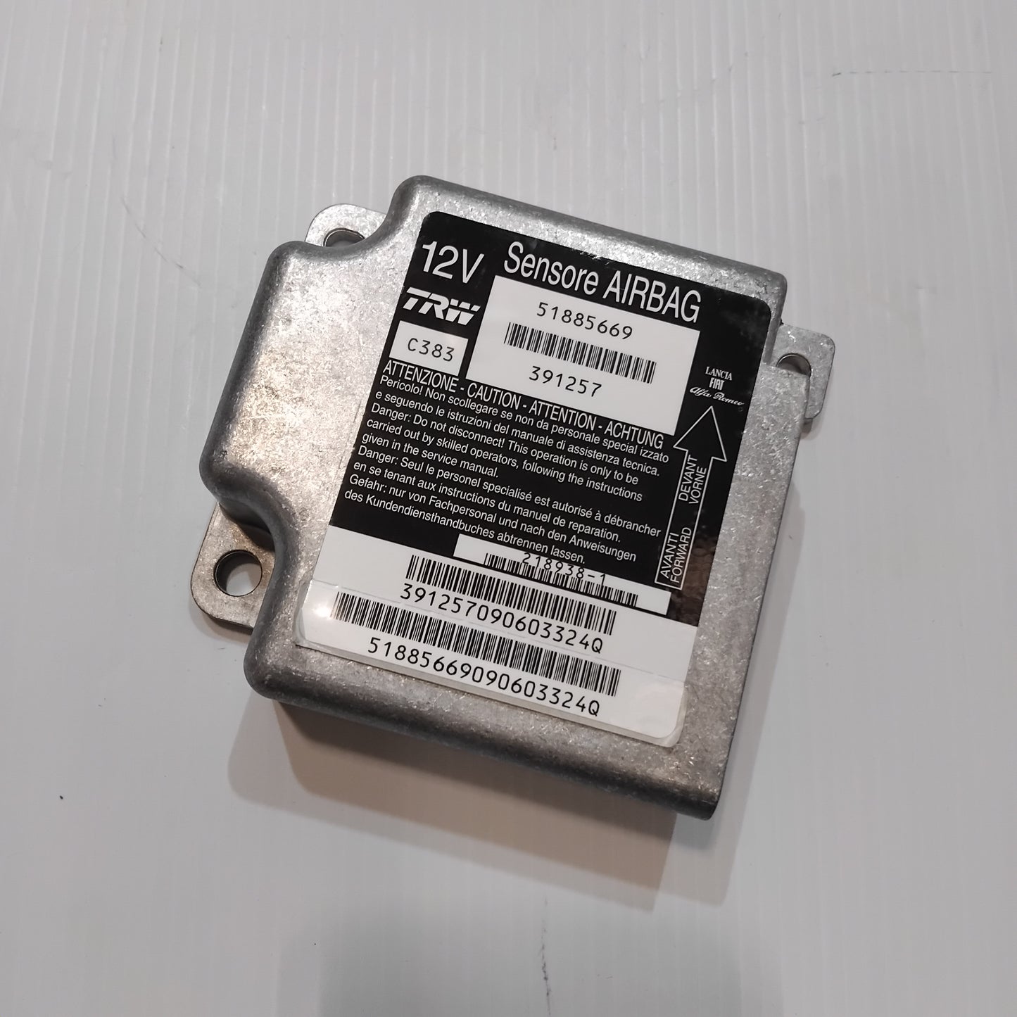 Genuine Air Bag ECU - Fiat Panda 2009-2011 | 51885669