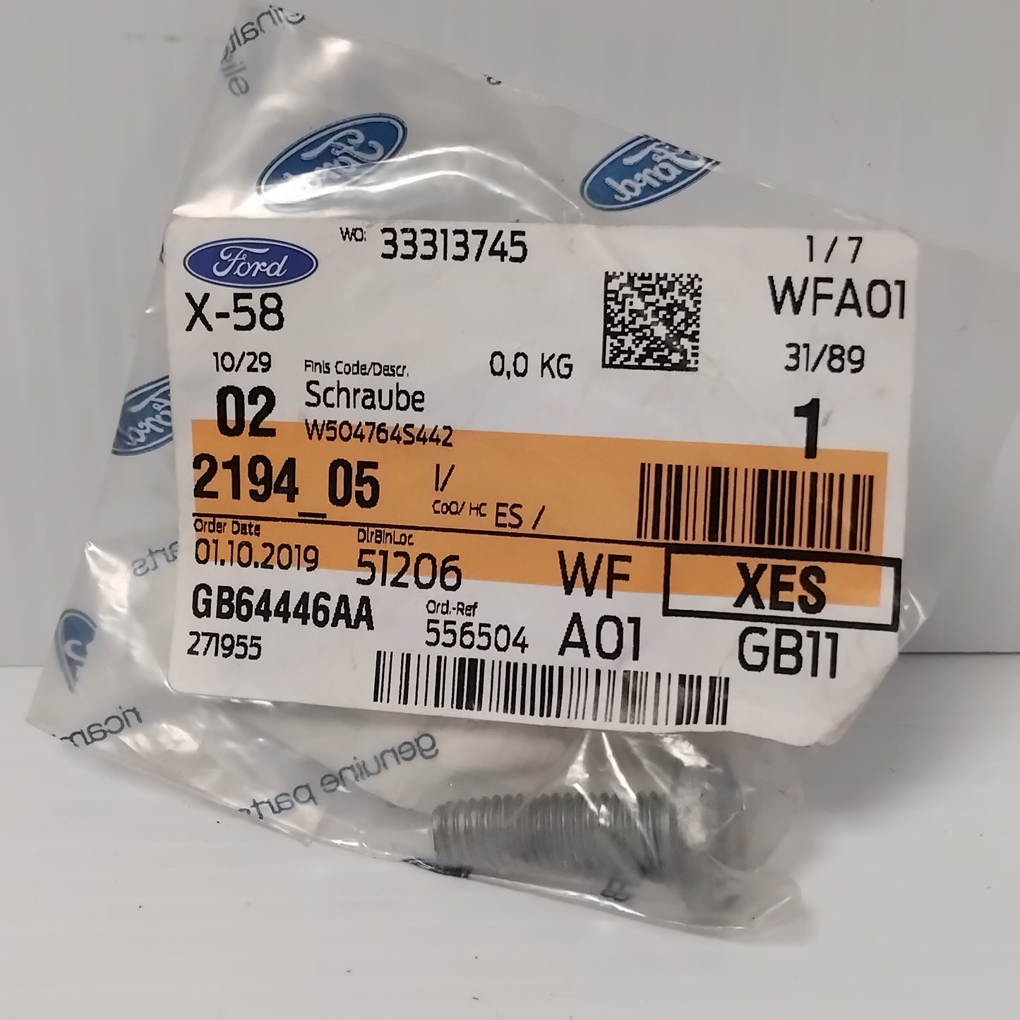 Genuine M8x25 Screw - Ford Focus 2018- | 2194105