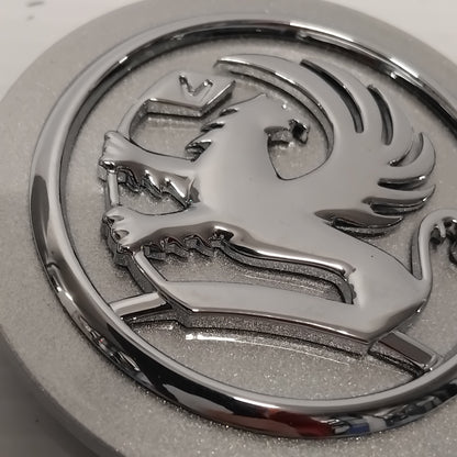 1x Genuine Silver Wheel Hub Cover - Vauxhall Zafria / Vectra / Corsa | 13204651