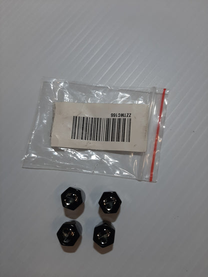 Abarth Black Valve Caps | TMC166