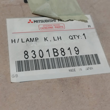 Genuine Left Hand Side Headlamp - Mitsubishi Lancer 2002-2007 | 8301B819