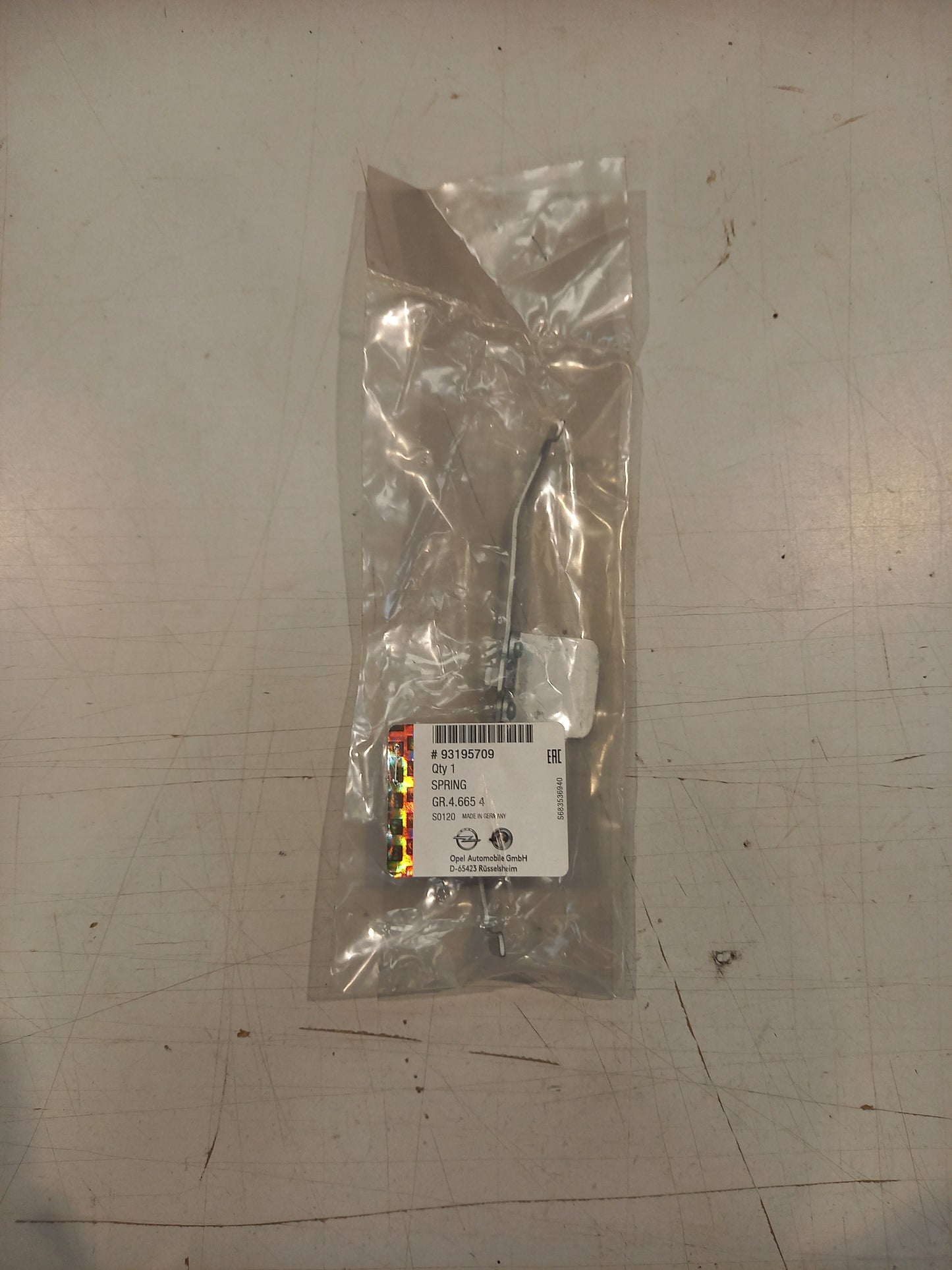 Genuine Vauxhall Lever Spring | 93195709