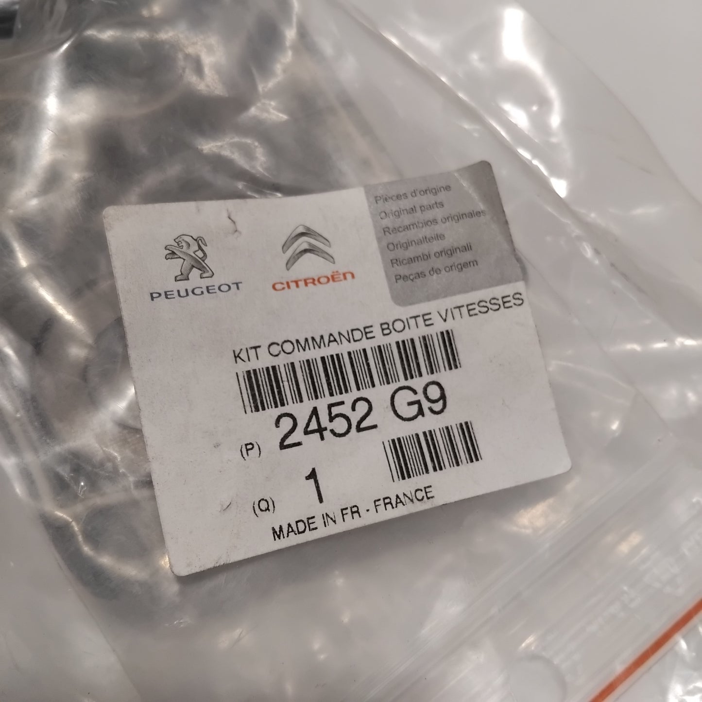 Genuine Peugeot Kit G/Box Cntrl | 2452G9