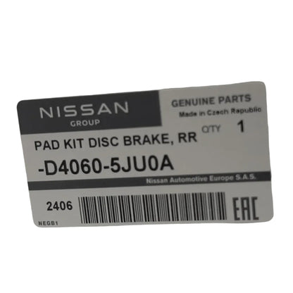 Genuine Nissan Pad Kit-Disc (Break) | D40605JU0A