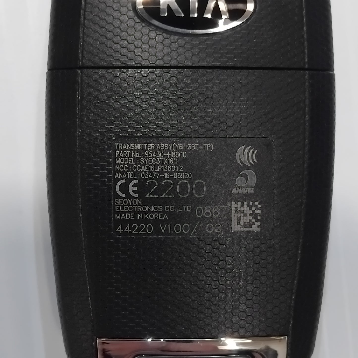 Genuine Keyless Entry Key Fob - Kia Rio / Stonic 2016- RHD | 95430H8600