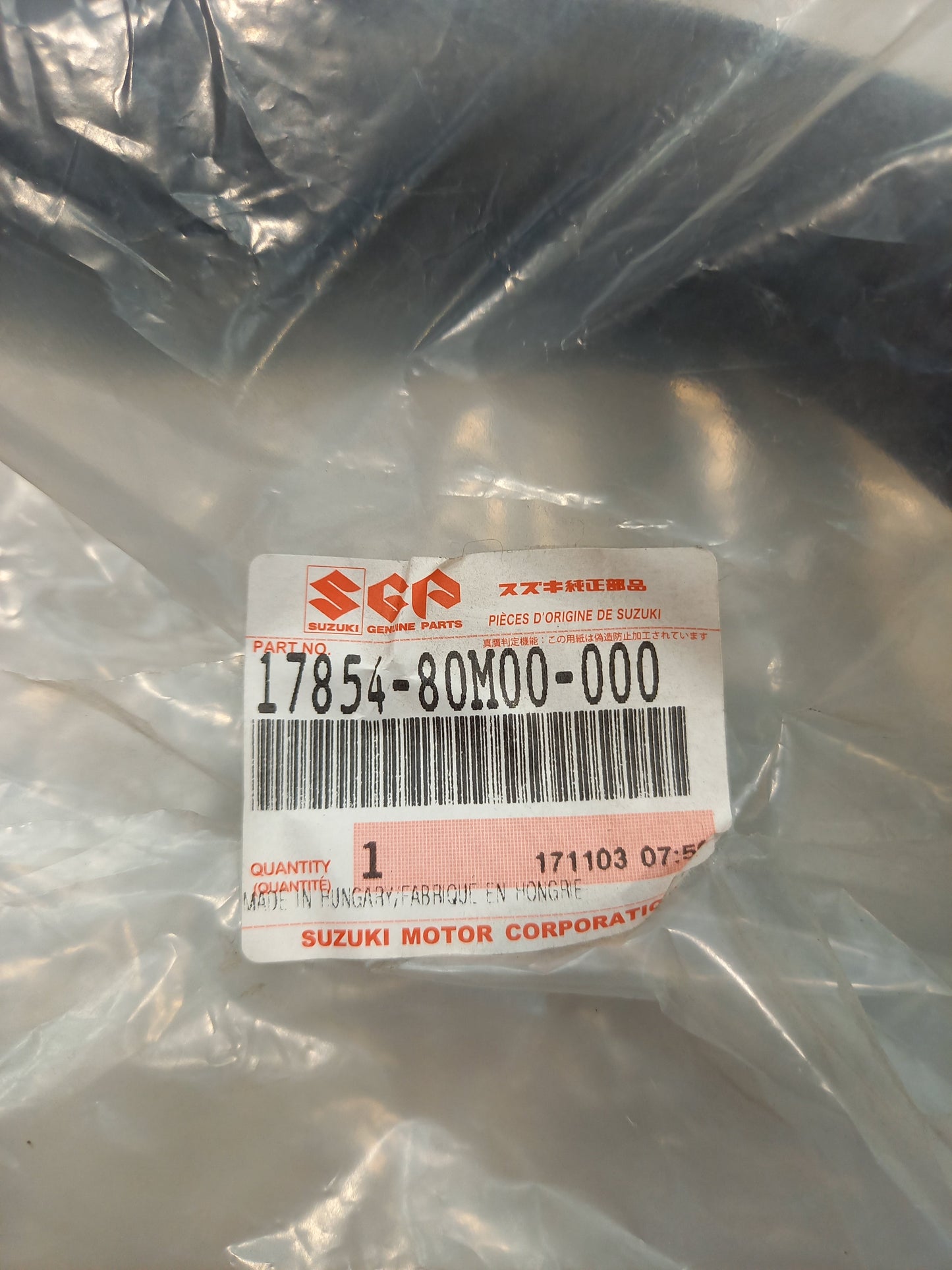 Genuine Suzuki Hose,Radiator,Outlet | 17854-80M00-000