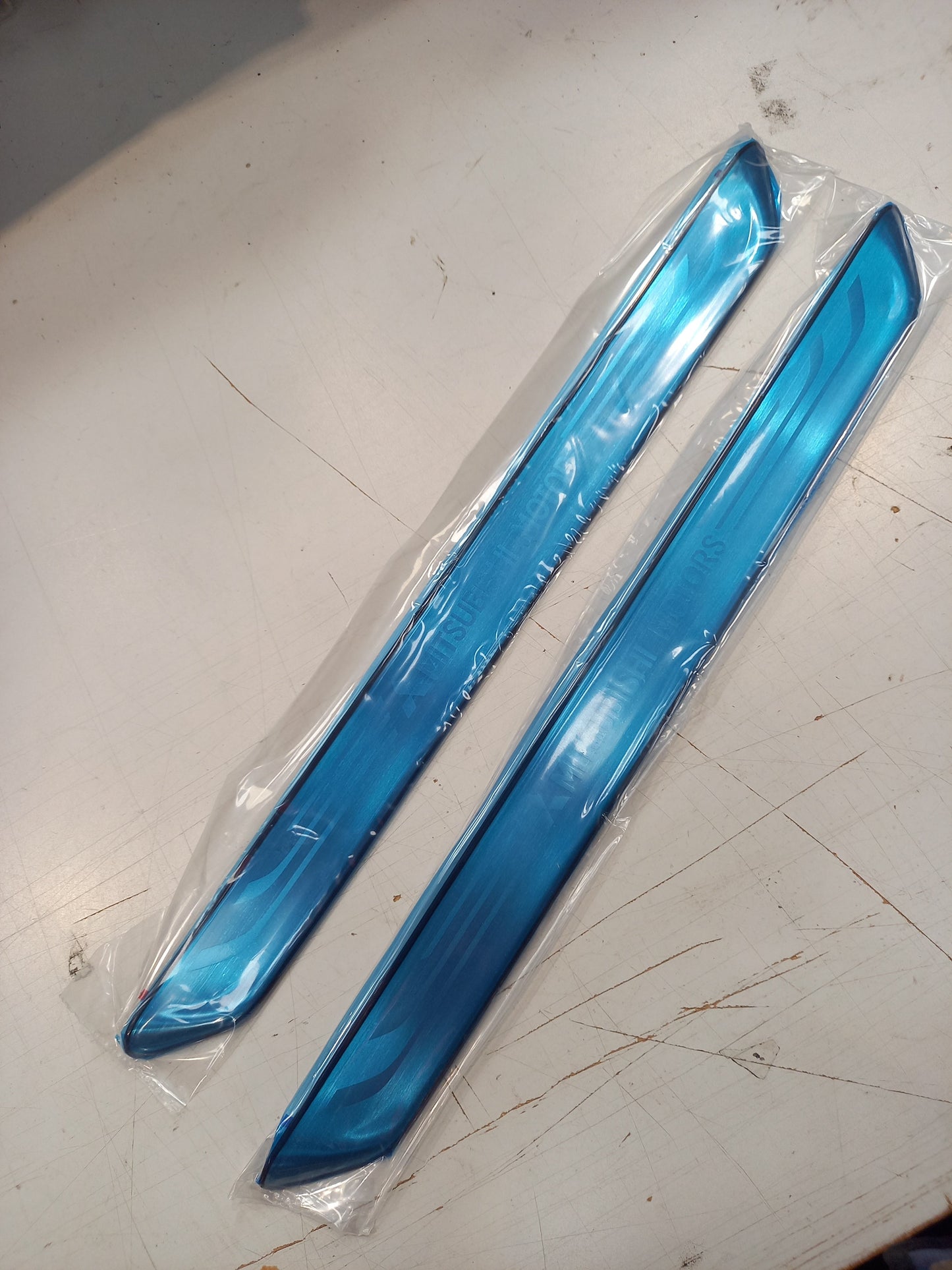 Genuine Mitsubishi Wse Stainless Entry Guards | MZ331173