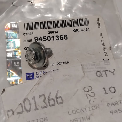 Genuine Vauxhall Self-Tap Screws | 94501366