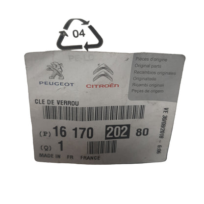 Genuine Peugeot Lock Key | 1617020280