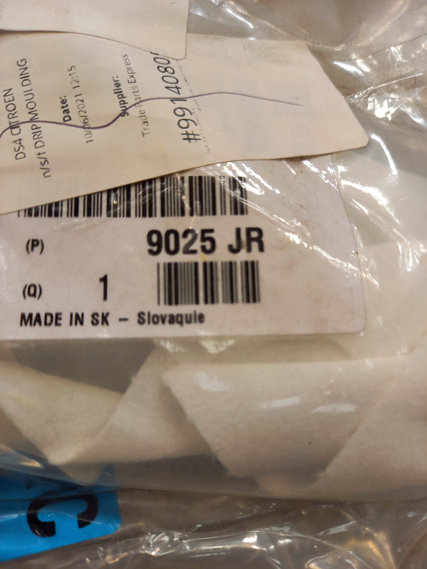 Genuine Peugeot Drip Moulding | 9025JR