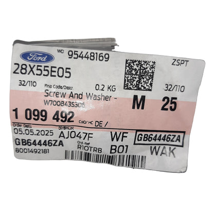 Genuine Ford Screw and Washer - Cross Recess | 1099492