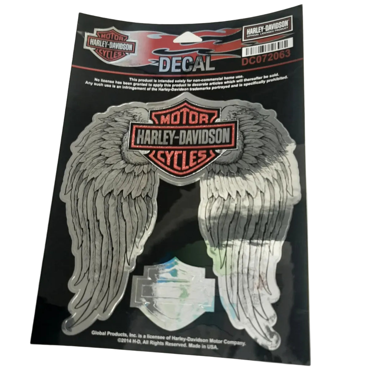 Genuine Harley Davidson Winged B&S Decal | DC072063