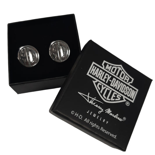 Genuine Harley Davidson  Cuff Links - Silver | HDCL005SP