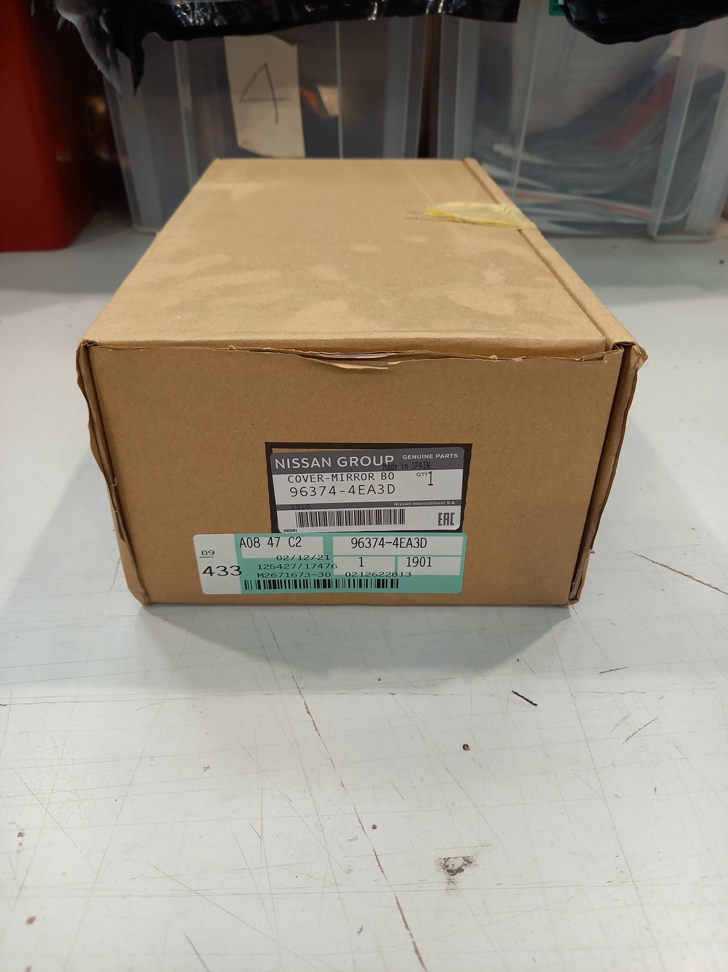 Genuine Nissan Cover-Mirror Bo | 963744EA3D