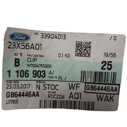 Genuine Ford Clip | 1106903