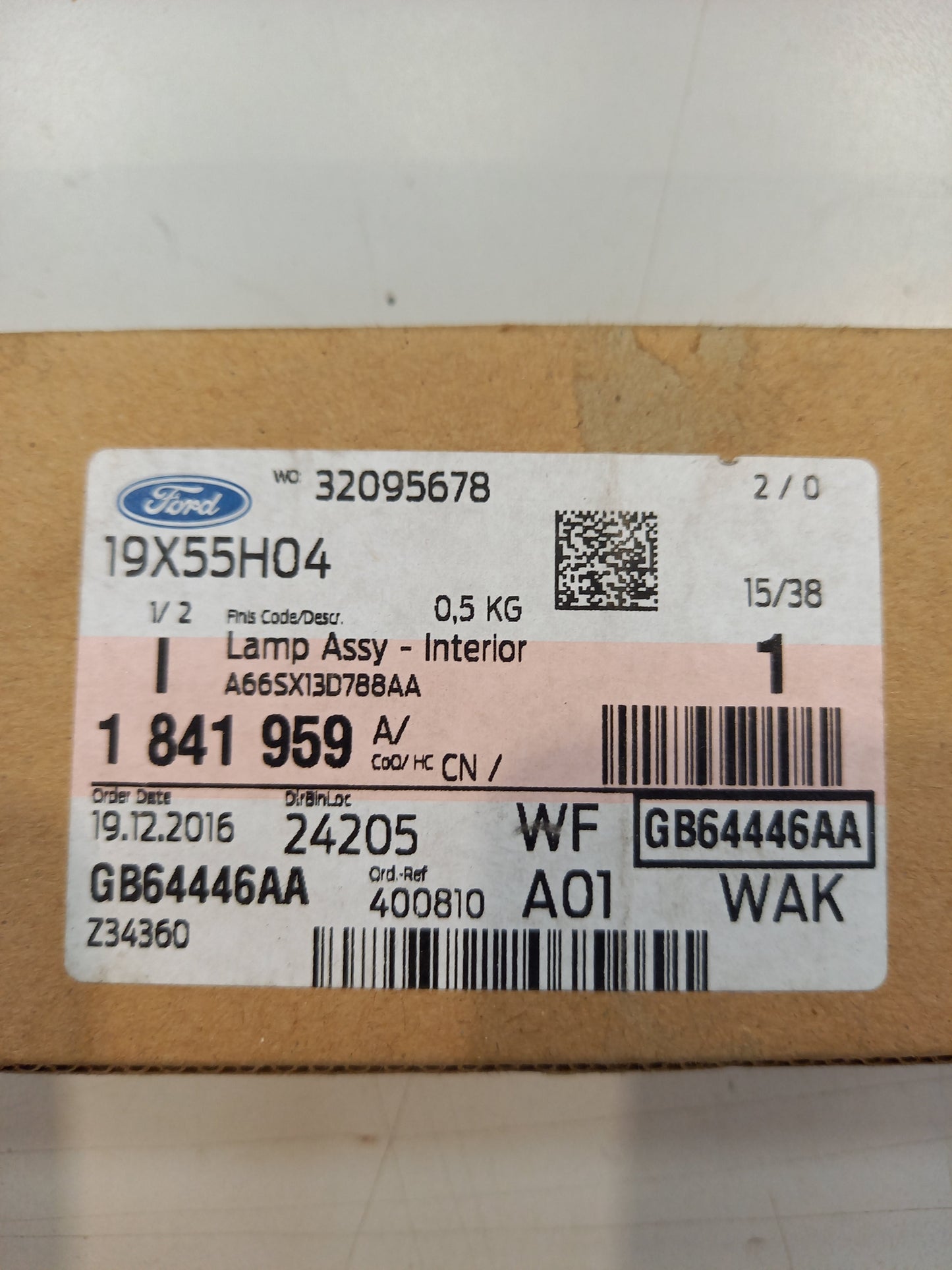 Genuine Ford Lamp Assy - Interior | 1841959