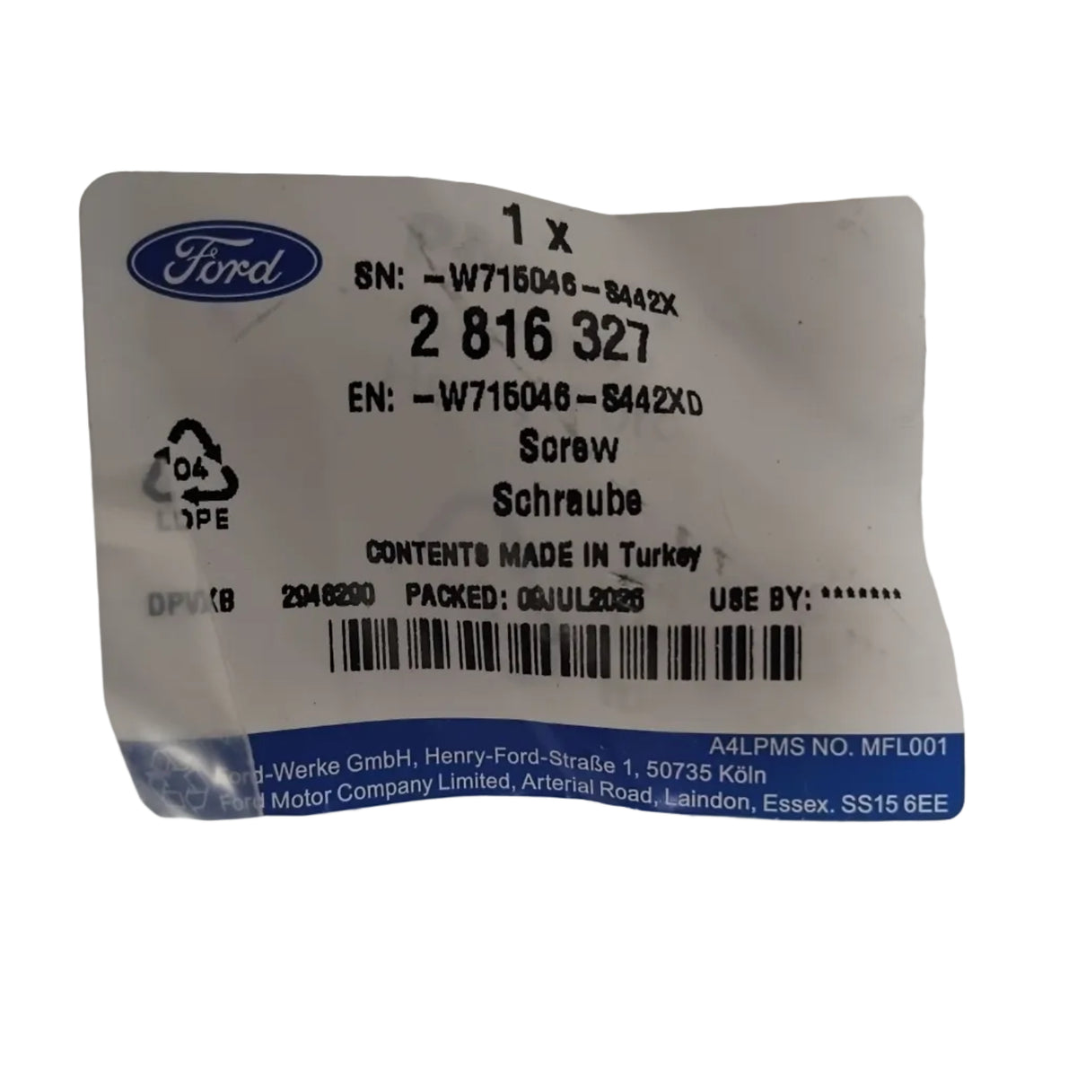 Genuine Ford Screw | 2816327