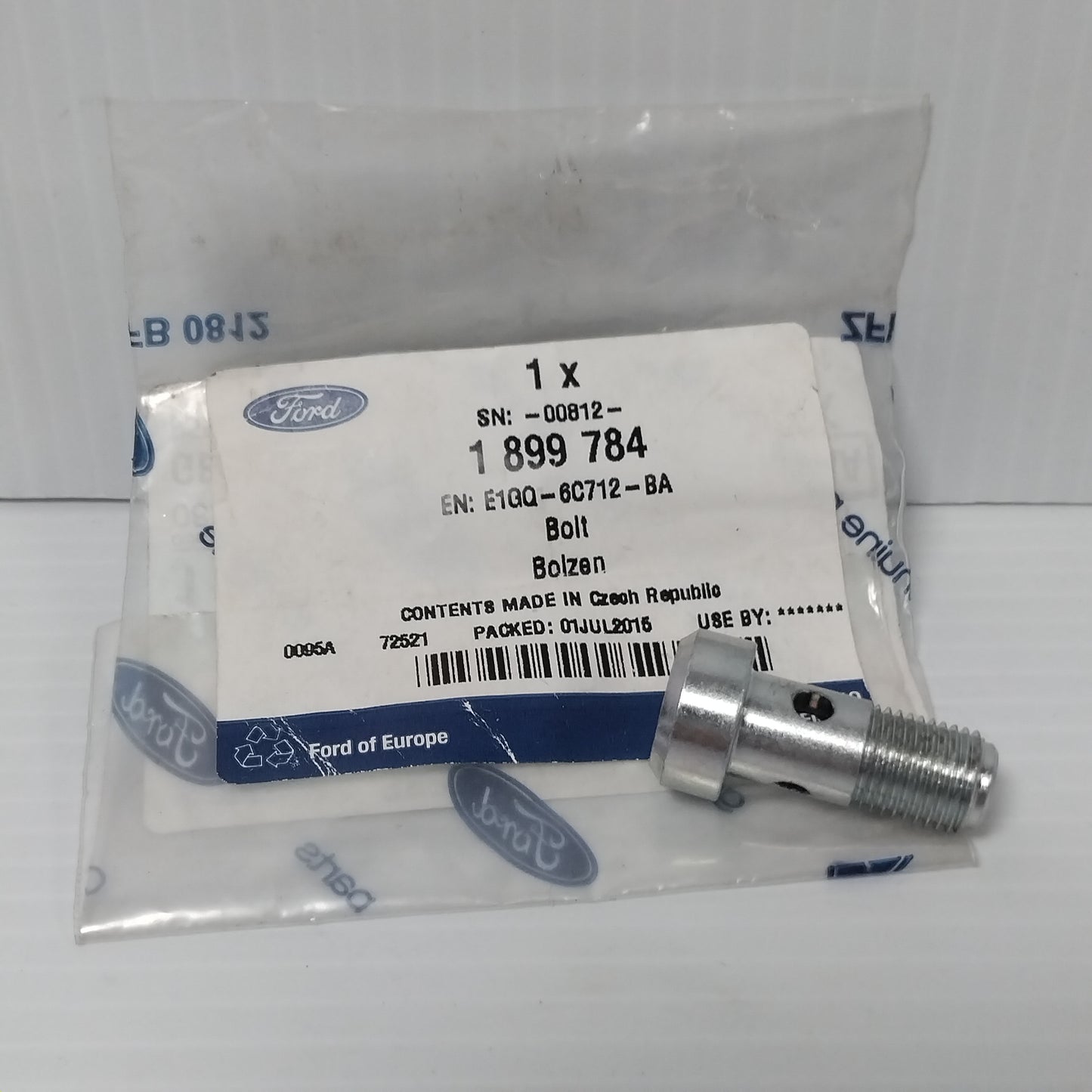 Genuine Turbo Oil Feed Pipe Banjo Bolt - Ford Mondeo 2015-2022 2.0 | 1899784