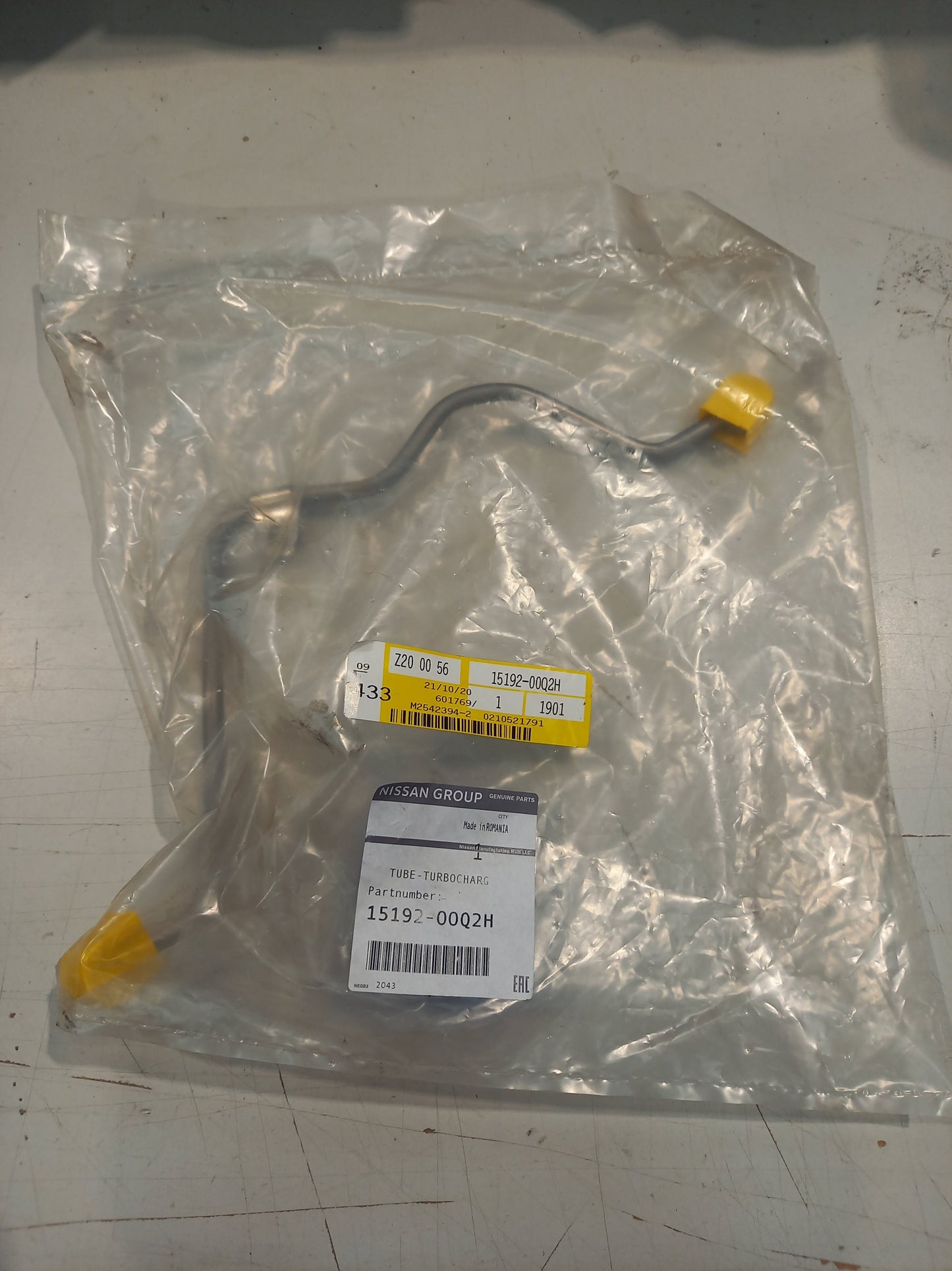 Genuine Nissan Tube-Turbocharg | 1519200Q2H