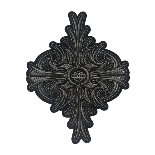 Genuine Harley Davidson Studded Cross Sew-On Patch | EM198754