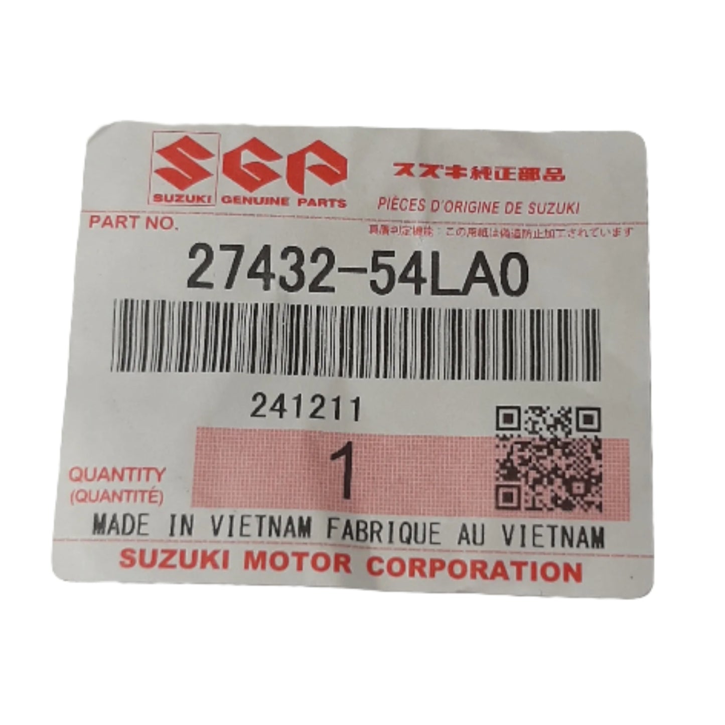 Genuine Suzuki Seal,Diff Side Oil Rw4 | 27432-54LA0-000