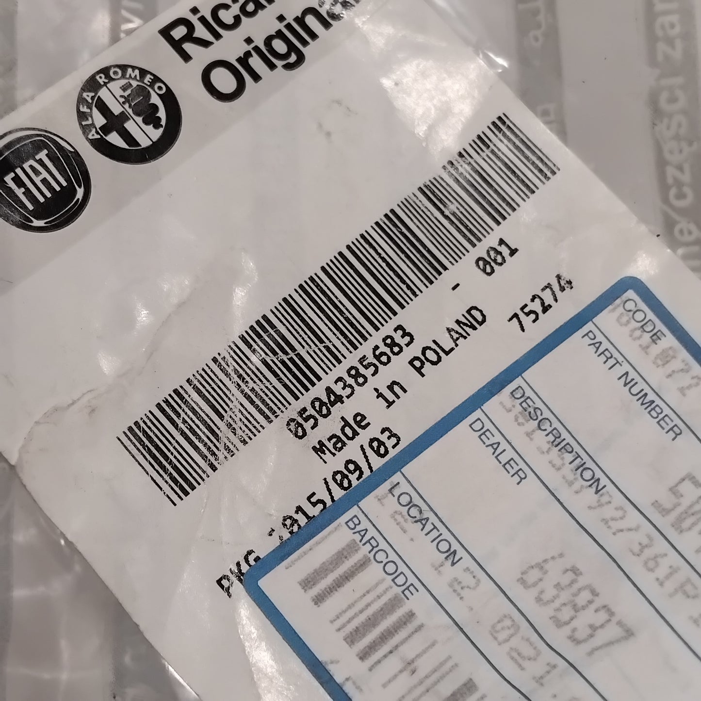 Genuine Fiat Pipe | 504385683