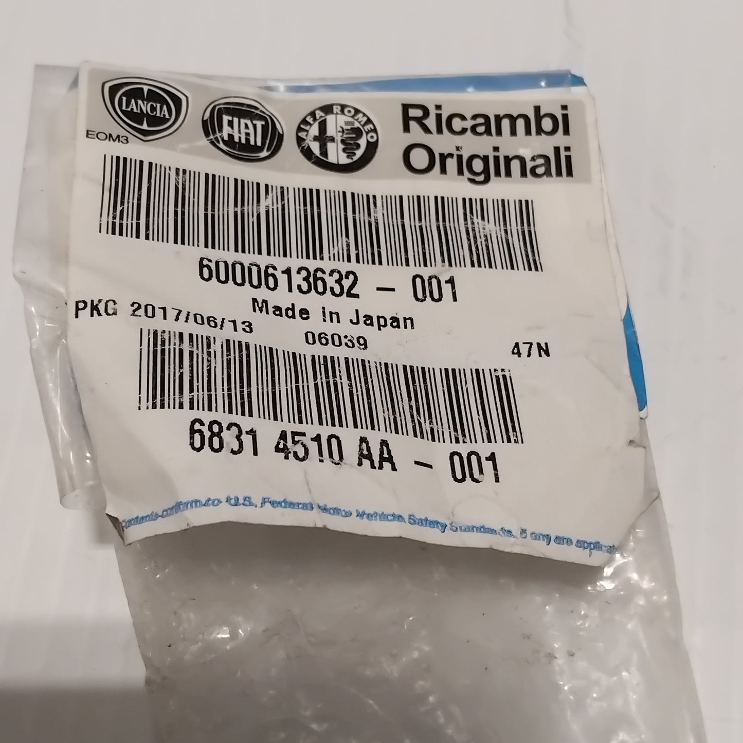 Genuine Fiat Lever | 6000613632