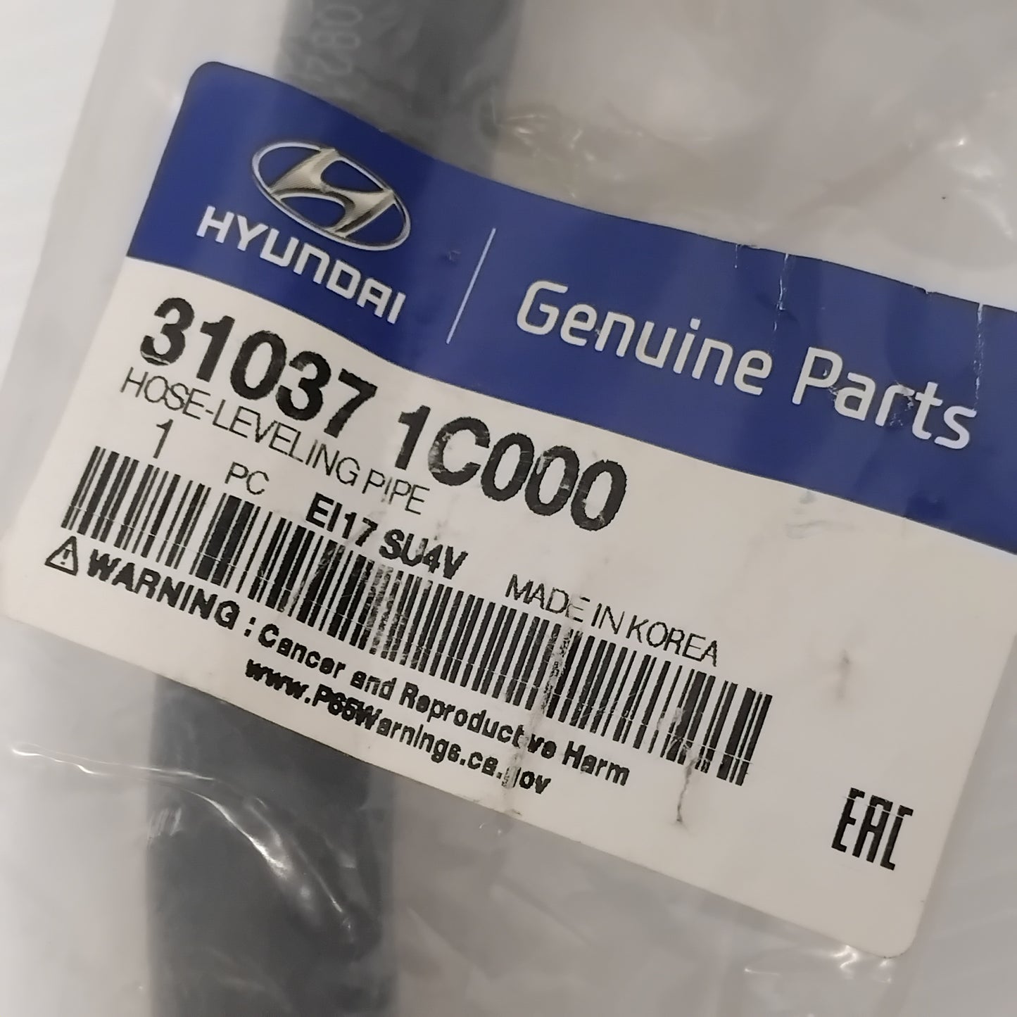 Genuine Hyundai Hose Assy-Leveling | 310371C000