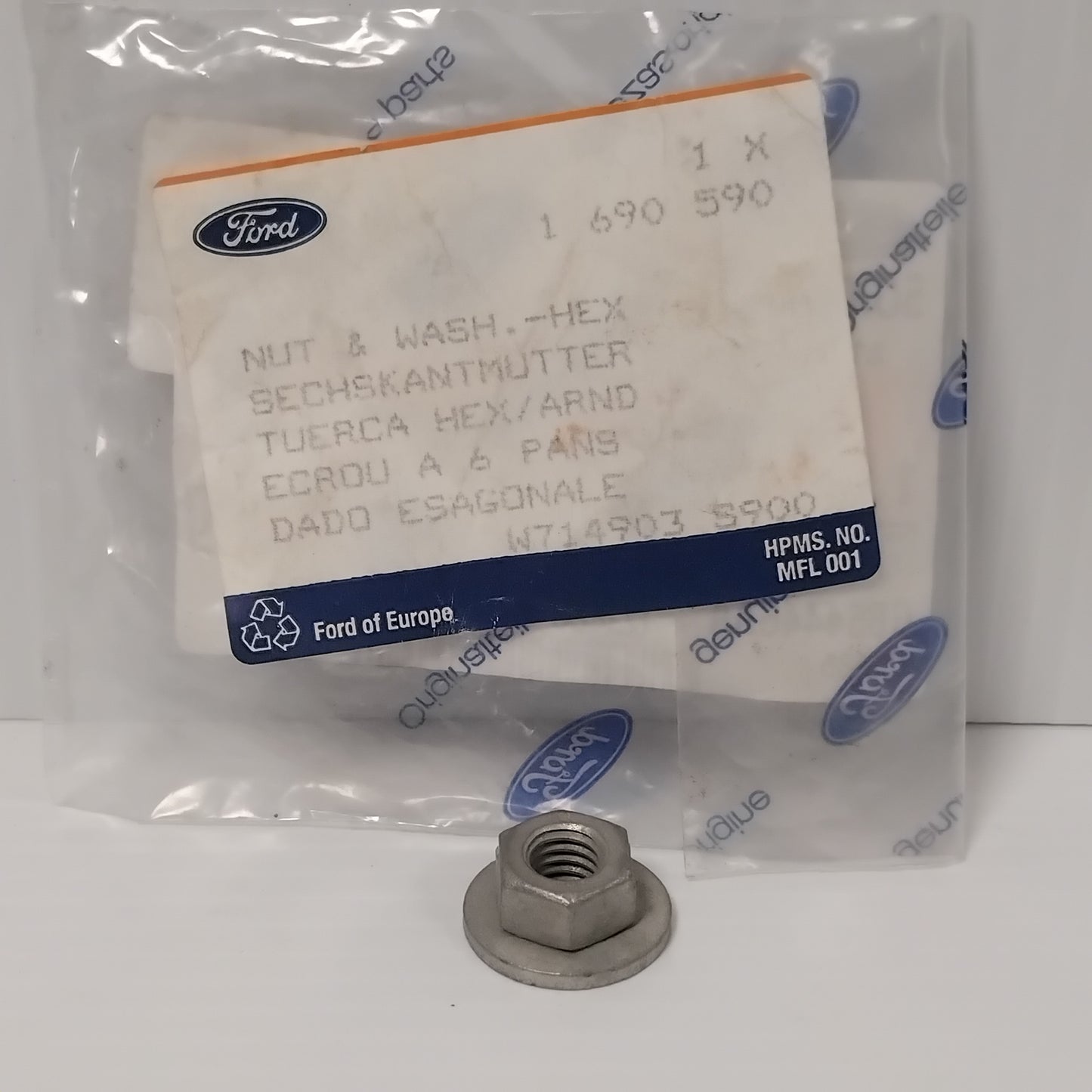Genuine Ford Nut And Washer Assy - Hex. | 1690590