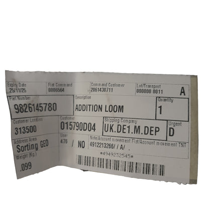 Genuine Peugeot Addition Loom | 9826145780