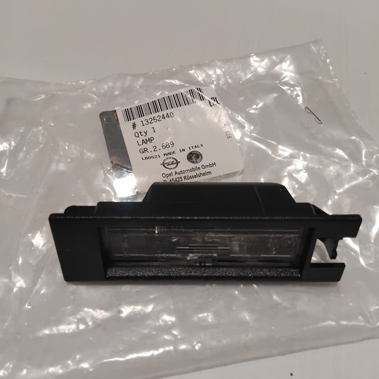 Genuine Vauxhall License Plate Lamp | 13252440