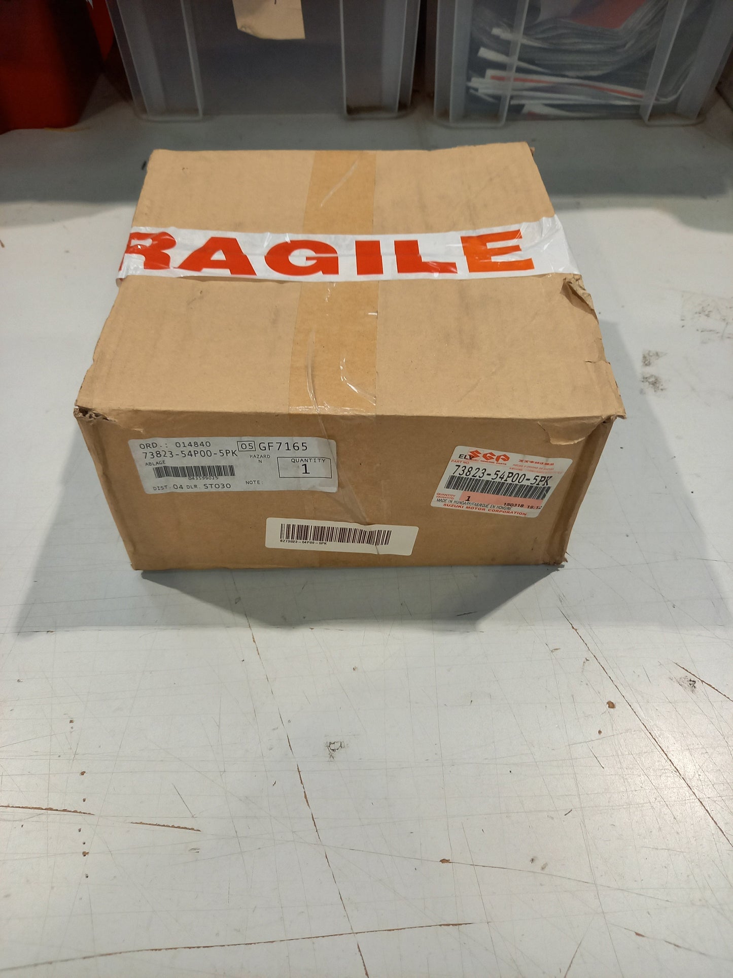 Genuine Suzuki Box, I/P Center Lower | 73823-54P00-5PK