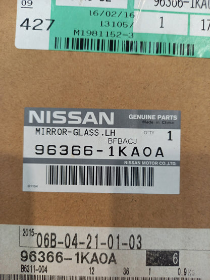 Genuine Nissan Glass-Mirror,Lh | 963661KA0A