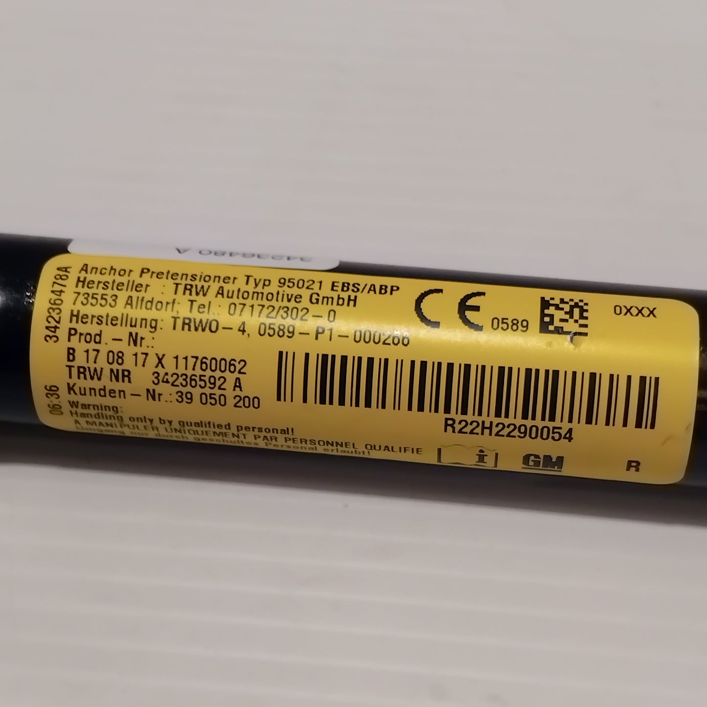 Genuine Vauxhall O:Pyro Attchmnt | 39050200