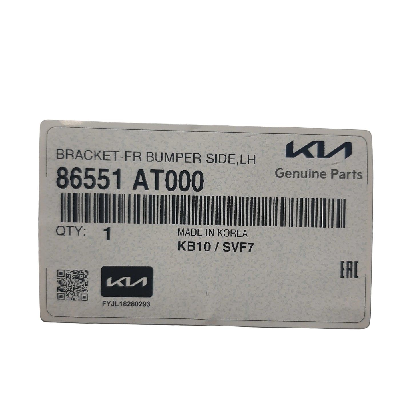 Genuine Kia Bracket-Front Bumper Side | 86551AT000