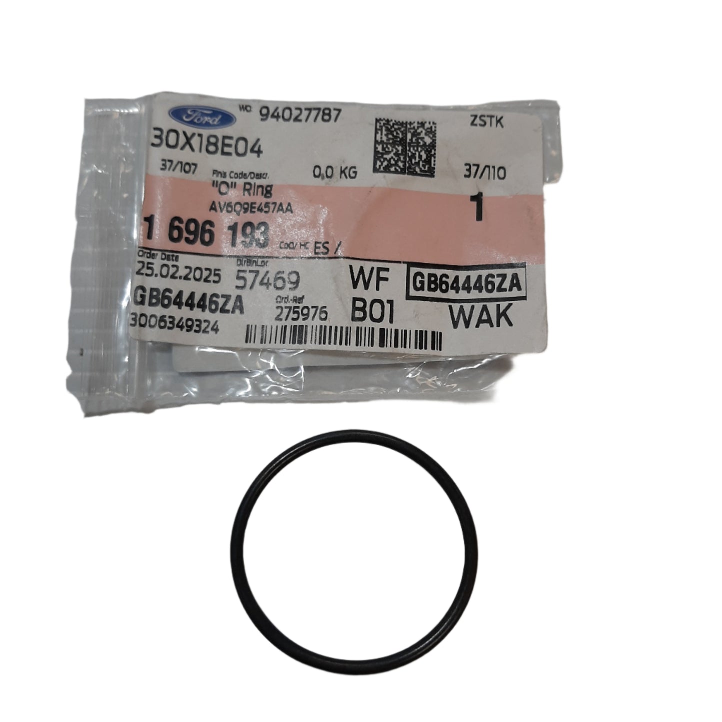 Genuine Ford "O" Ring | 1696193