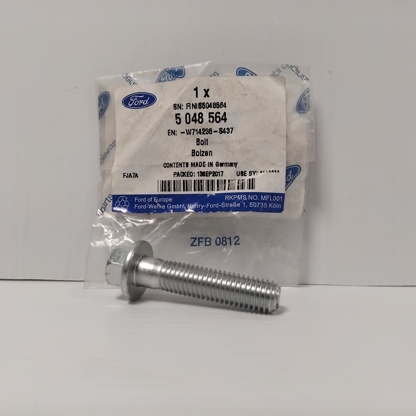 1x Genuine M10 X 45 Gearbox Bolt - Ford KA / Mondeo / Kuga / Fiesta | 5048564