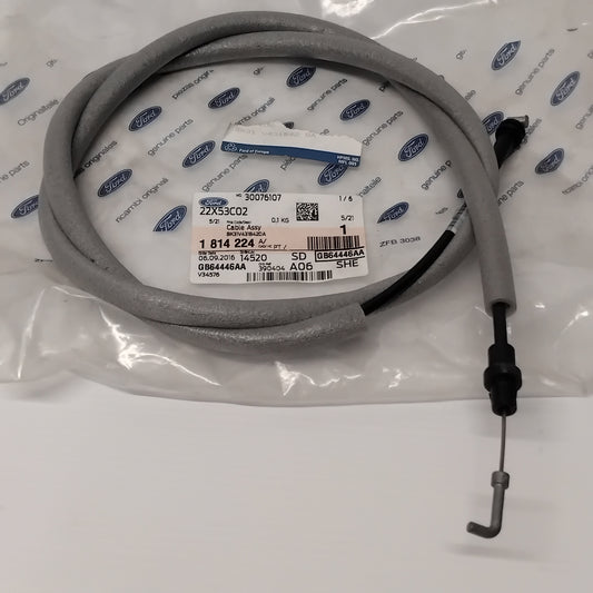 Genuine Back Door Upper Left Lock Cable - Ford Transit 2014- High Roof | 1814224