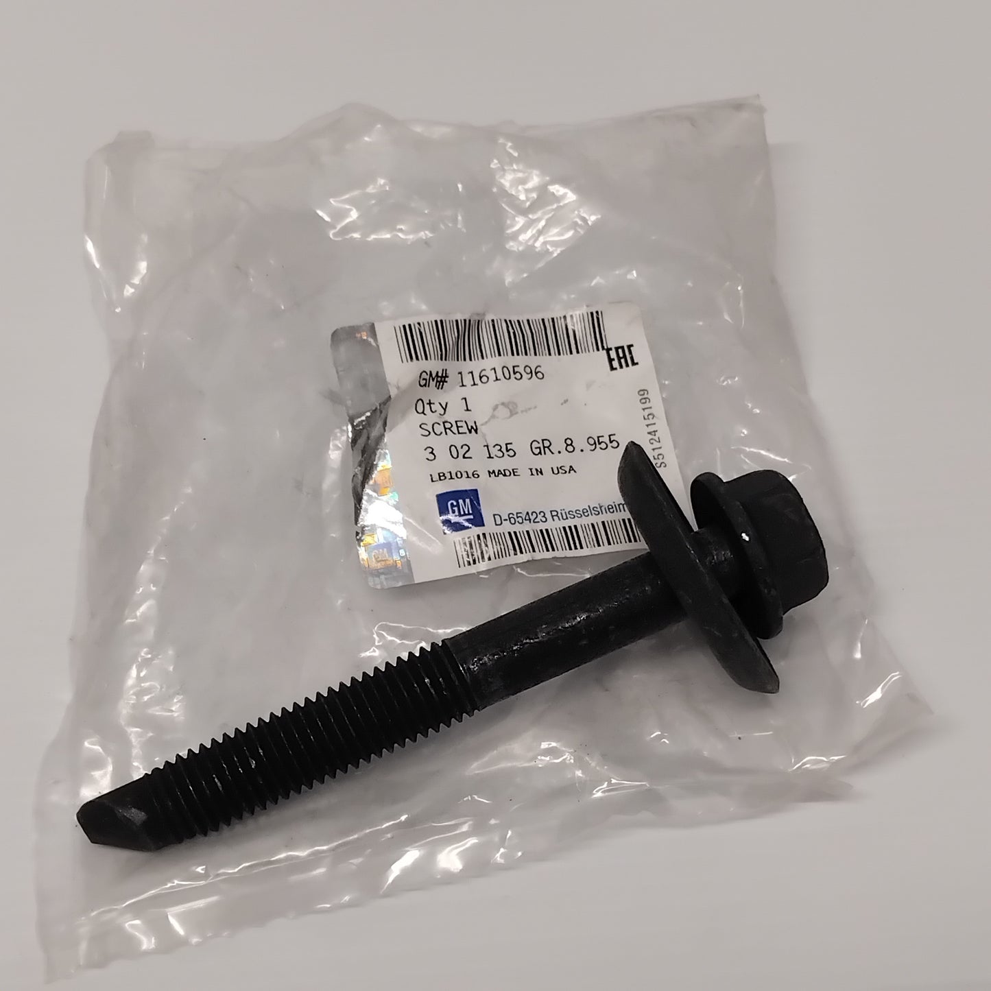 Genuine M14 X 101.5 Front Frame Screw - Vauxhall Astra K / Zafira C | 11610596
