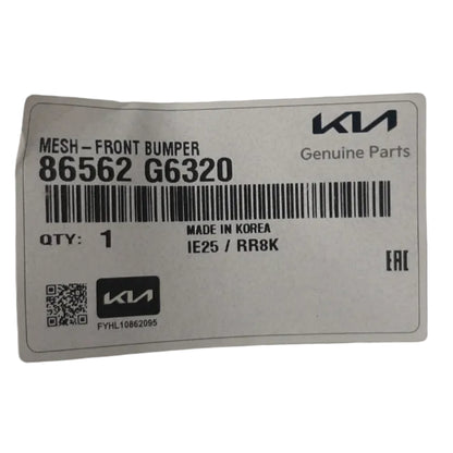 Genuine Kia Mesh-Front Bumper | 86562G6320