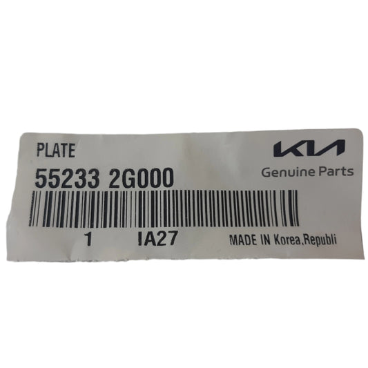 Genuine Kia Plate | 552332G000
