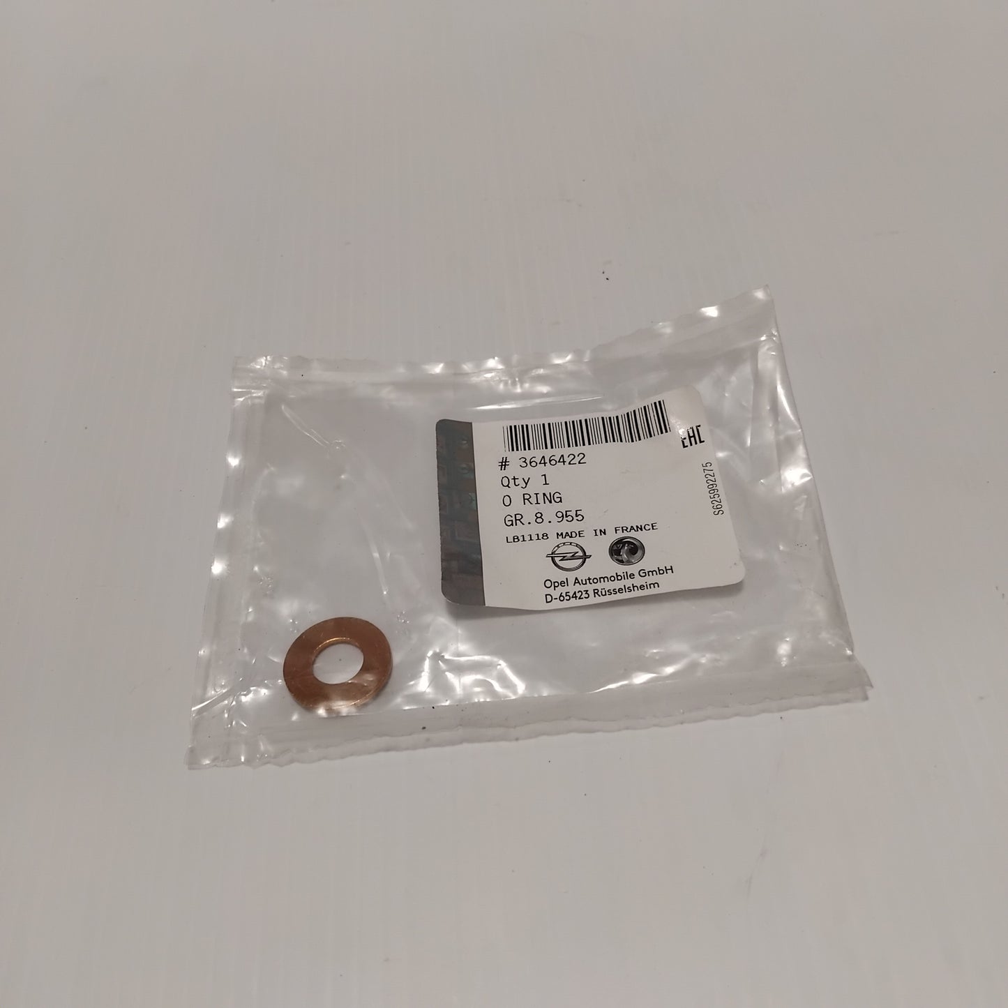 Genuine Vauxhall Drn Plug Gasket | 3646422