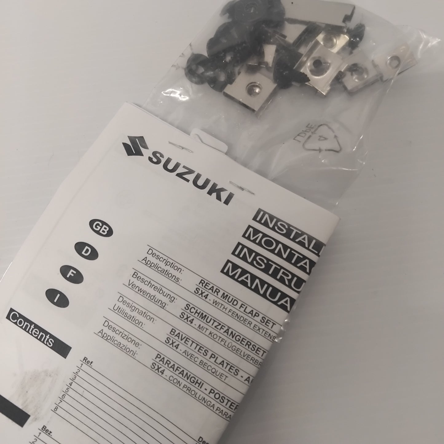 Genuine Suzuki Rear Mudflap Set (Flex | 990E0-79J50-000