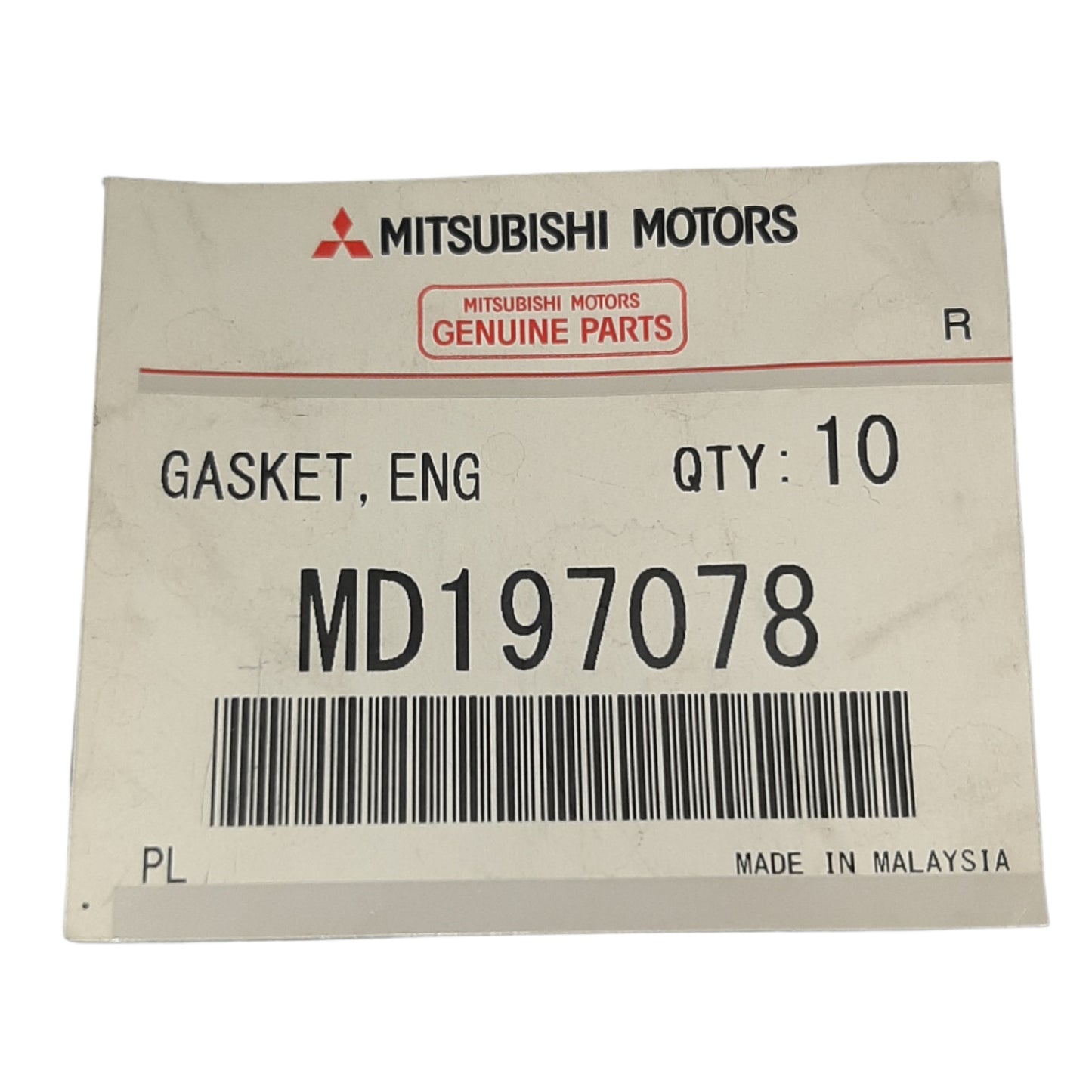 Genuine Mitsubishi Gasket, Engine Front Lower Case | MD197078