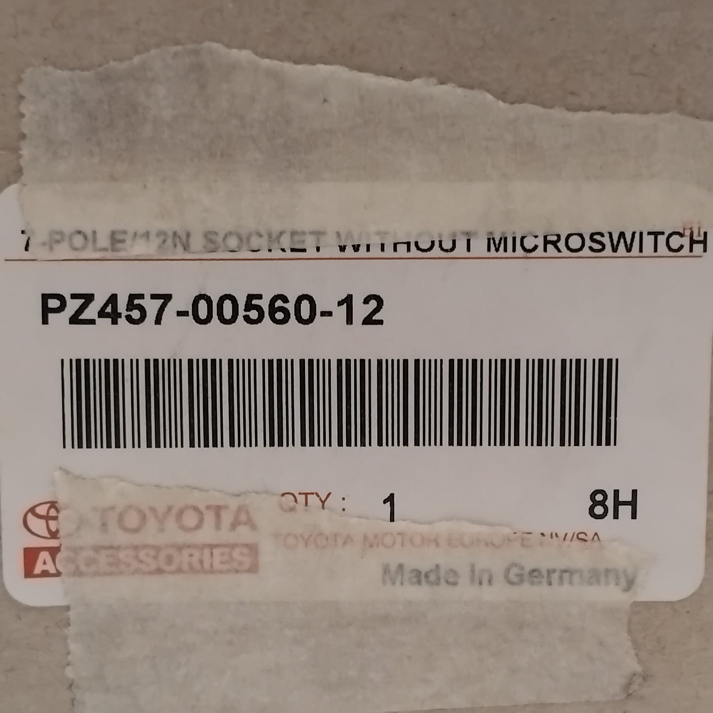 Genuine Toyota 7+/12N Spare Plugabl | PZ457-00560-12