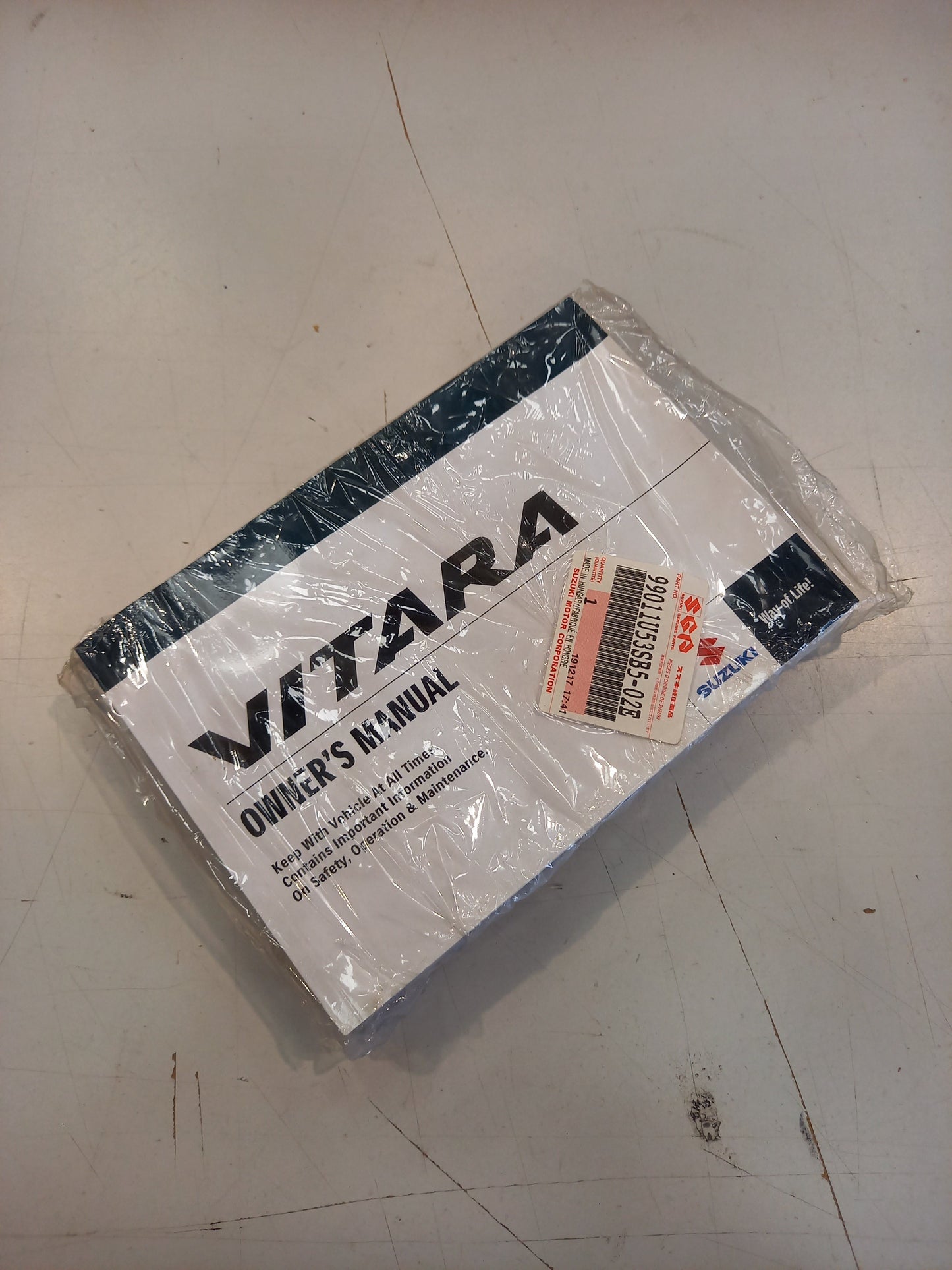 Genuine Suzuki Owner'S Manual,Vitara, | 99011U53SB5-02E