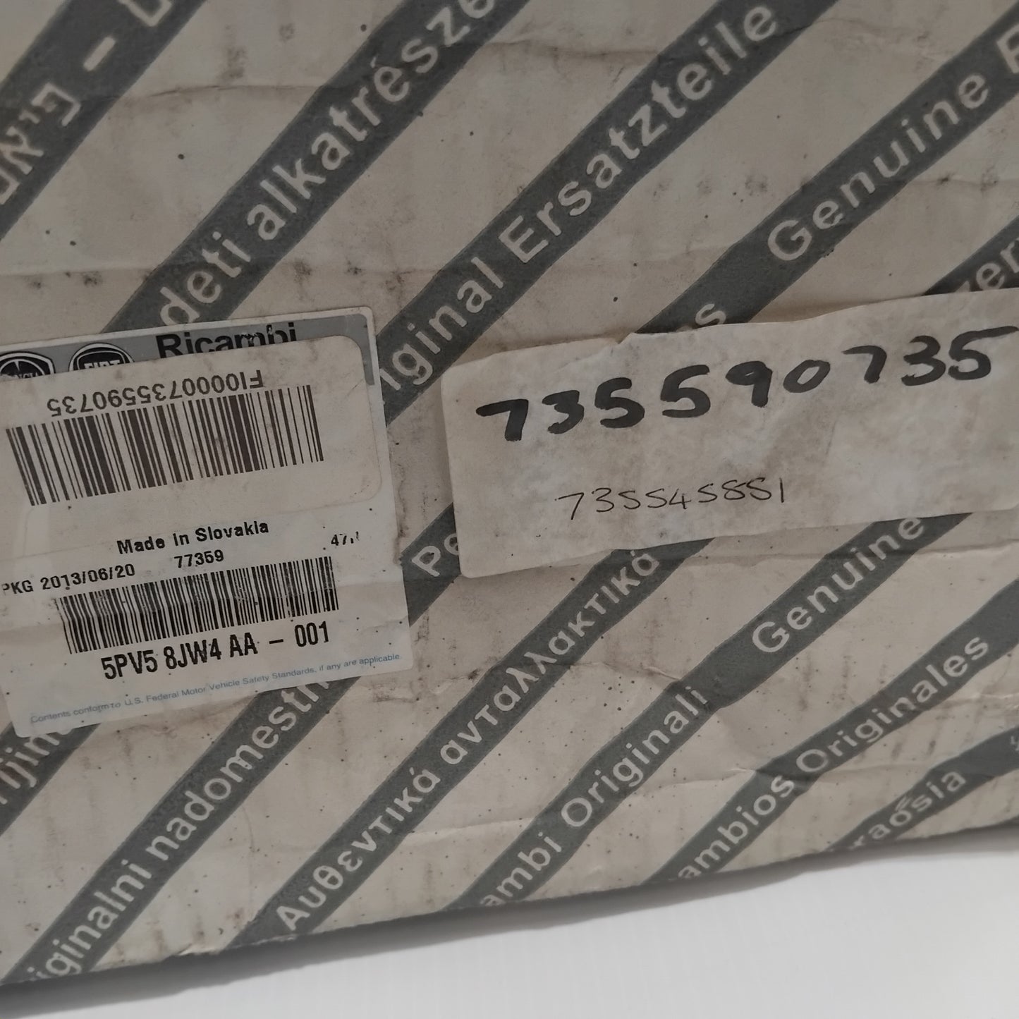 Genuine Fiat Inst/Cluster As | 735590735