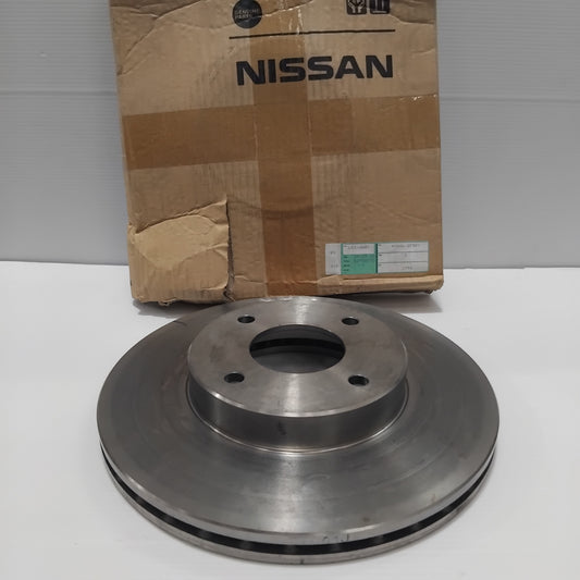 1x Genuine Front Brake Disc - Nissan Almera 2000-2006 | 402062F501