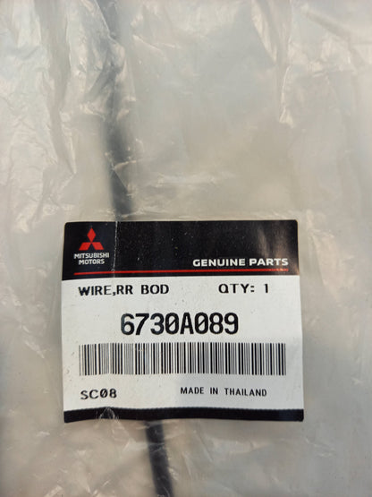 Genuine Mitsubishi Wire,Rr Body Gate | 6730A089