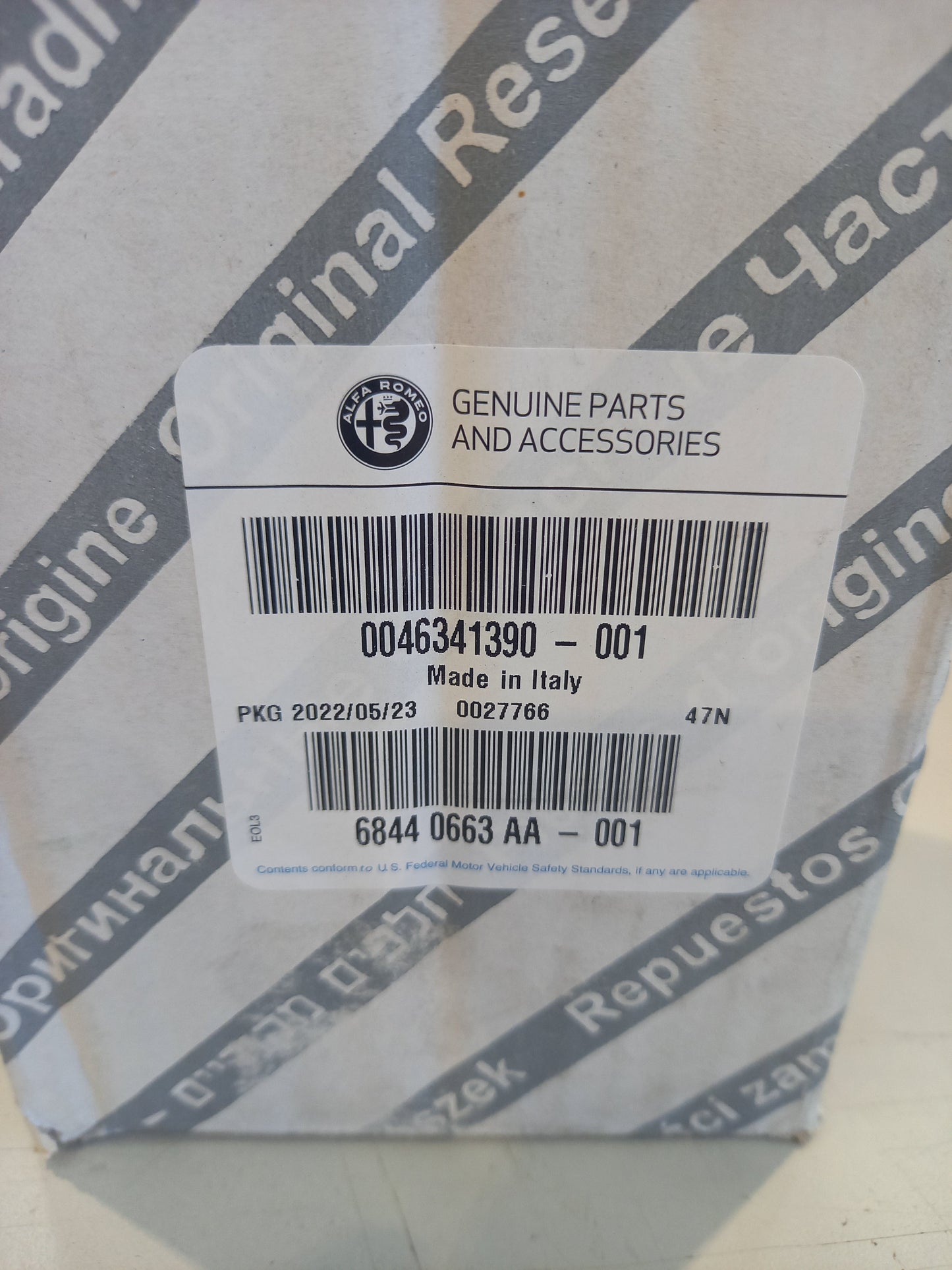 Genuine Fiat Ail Pump Intak | 46341390